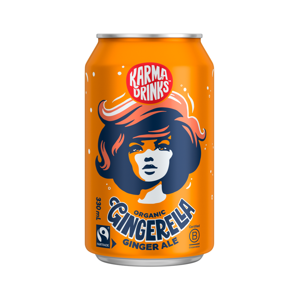 Available now! Gingerella Ginger Ale - 330ml 12PK CANS