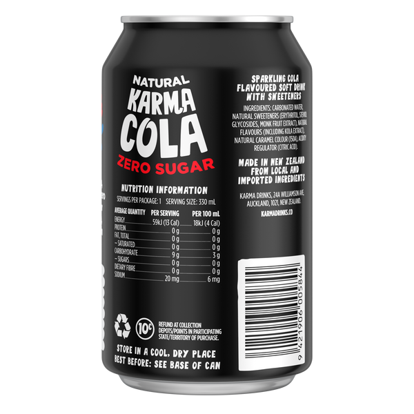 Natural Zero Sugar Karma Cola