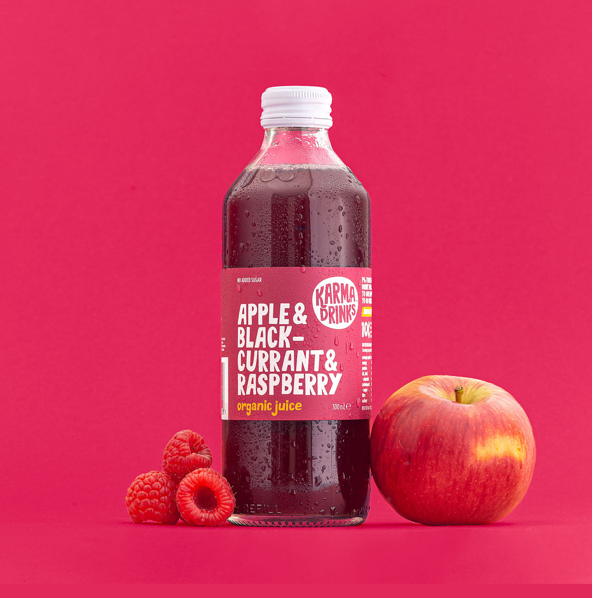 Karma Apple, Blackcurrant & Raspberry Juice | Karma Drinks Limited